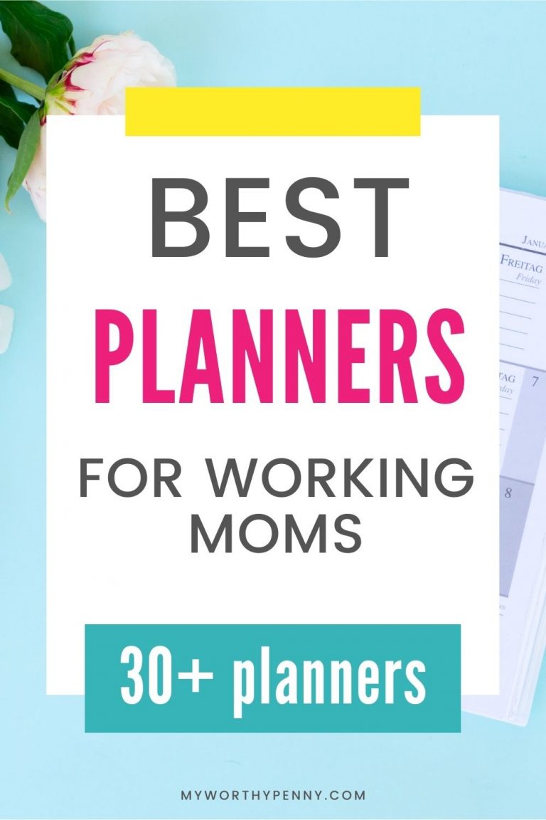 30+ Best Planners For Working Moms My Worthy Penny
